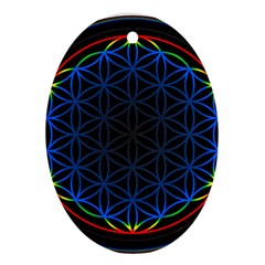 Flower Of Life Ornament (oval)