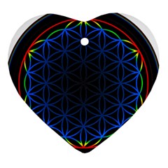 Flower Of Life Ornament (heart)