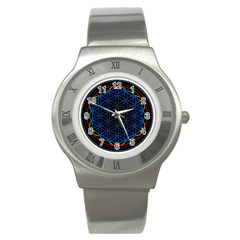 Flower Of Life Stainless Steel Watch