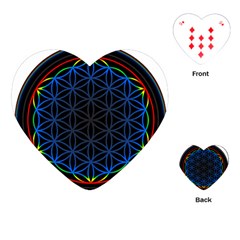 Flower Of Life Playing Cards (heart)