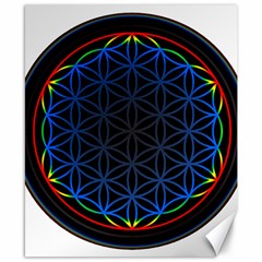 Flower Of Life Canvas 8  X 10 