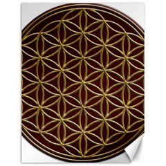 Flower Of Life Canvas 12  X 16 