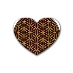 Flower Of Life Heart Coaster (4 Pack) 