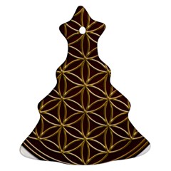 Flower Of Life Christmas Tree Ornament (two Sides) by Sudhe