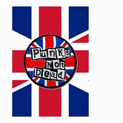 Punk Not Dead Music Rock Uk United Kingdom Flag Small Garden Flag (two Sides)