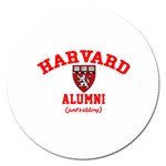 Harvard Alumni Just Kidding Magnet 5  (Round) Front