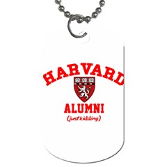 Harvard Alumni Just Kidding Dog Tag (two Sides)