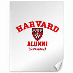 Harvard Alumni Just Kidding Canvas 36  X 48  by Sudhe