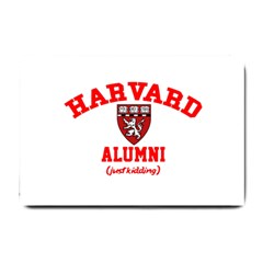 Harvard Alumni Just Kidding Small Doormat 