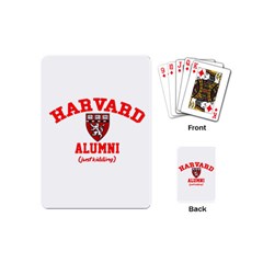 Harvard Alumni Just Kidding Playing Cards (mini)