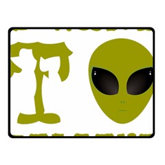 I Want To Believe Fleece Blanket (small) by Sudhe