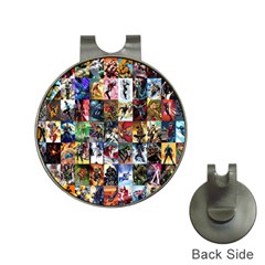 Comic Book Images Hat Clips With Golf Markers