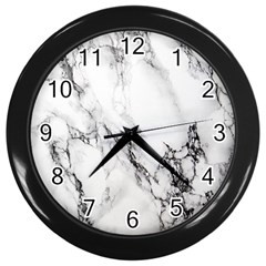 Marble Pattern Wall Clock (black) by Sudhe