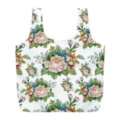 Summer flowers pattern Full Print Recycle Bag (L)