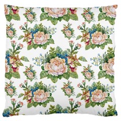 Summer flowers pattern Standard Flano Cushion Case (Two Sides)