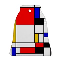 Bauhouse Mondrian Style Ornament (bell)
