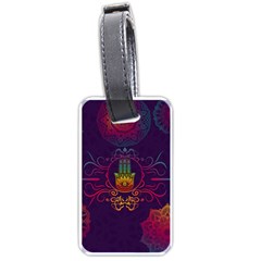 Boho Hamsa Mandala Luggage Tags (one Side)  by lucia