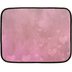 Lovely Hearts Fleece Blanket (mini) by lucia