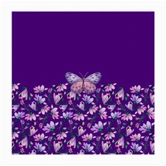 Purple Spring Butterfly Medium Glasses Cloth