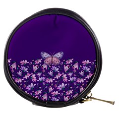 Purple Spring Butterfly Mini Makeup Bag by lucia