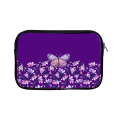 Purple Spring Butterfly Apple Ipad Mini Zipper Cases by lucia