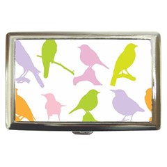 Bird Watching - Colorful Pastel Cigarette Money Case by WensdaiAmbrose