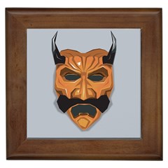 Mask India South Culture Framed Tiles