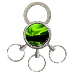 Aurora Borealis Northern Lights Sky 3-ring Key Chains