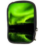 Aurora Borealis Northern Lights Sky Compact Camera Leather Case Front