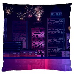 Architecture Home Skyscraper Large Cushion Case (one Side) by Sudhe