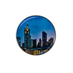 Frankfurt Germany Panorama City Hat Clip Ball Marker (4 Pack)