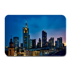 Frankfurt Germany Panorama City Plate Mats by Sudhe