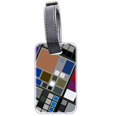 Abstract Composition Luggage Tags (two Sides)