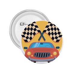 Automobile Car Checkered Drive 2 25  Buttons