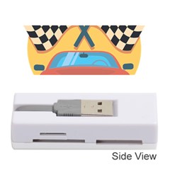 Automobile Car Checkered Drive Memory Card Reader (stick) by Sudhe