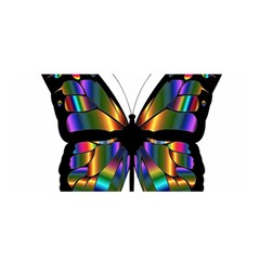 Abstract Animal Art Butterfly Satin Wrap by Sudhe