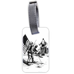 Apollo Moon Landing Nasa Usa Luggage Tags (two Sides)