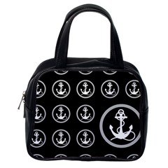 Anchor Pattern Classic Handbag (one Side) by Sudhe