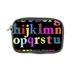Alphabet Letters Colorful Polka Dots Letters In Lower Case Coin Purse by Sudhe