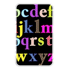 Alphabet Letters Colorful Polka Dots Letters In Lower Case Memory Card Reader (rectangular) by Sudhe