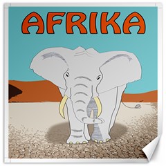 Africa Elephant Animals Animal Canvas 12  X 12 