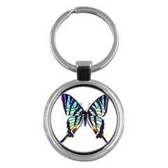 A Colorful Butterfly Key Chains (round) 