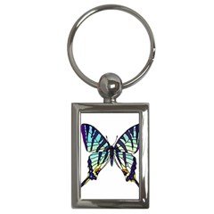 A Colorful Butterfly Key Chains (rectangle) 