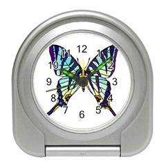 A Colorful Butterfly Travel Alarm Clock