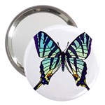 A Colorful Butterfly 3  Handbag Mirrors Front