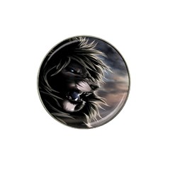 Angry Lion Digital Art Hd Hat Clip Ball Marker