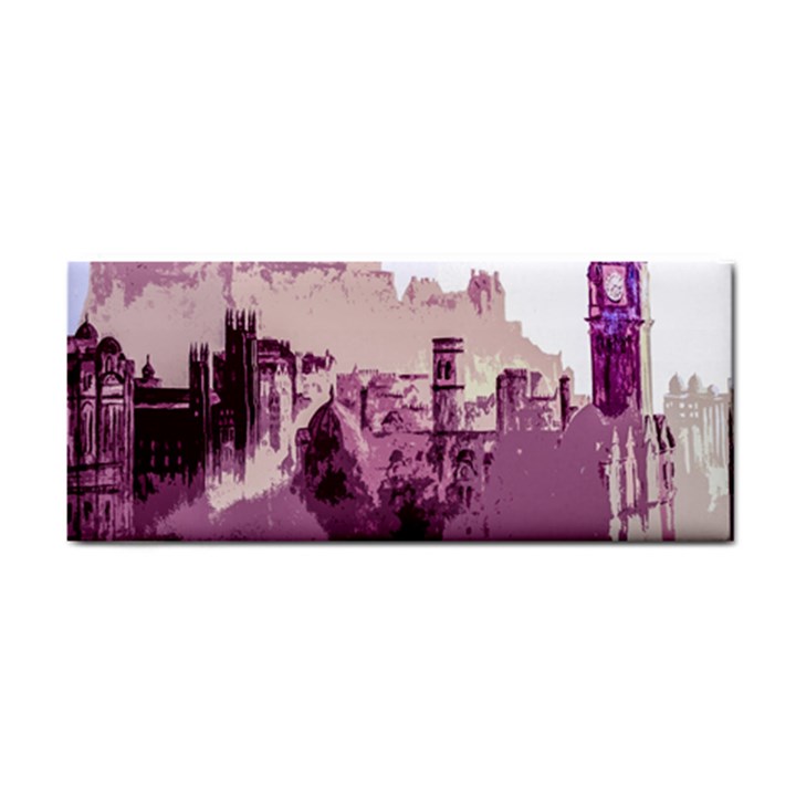 Abstract Painting Edinburgh Capital Of Scotland Hand Towel