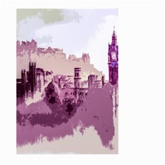 Abstract Painting Edinburgh Capital Of Scotland Large Garden Flag (two Sides) by Sudhe