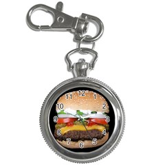 Abstract Barbeque Bbq Beauty Beef Key Chain Watches