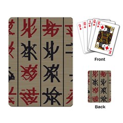 Ancient Chinese Secrets Characters Playing Cards Single Design